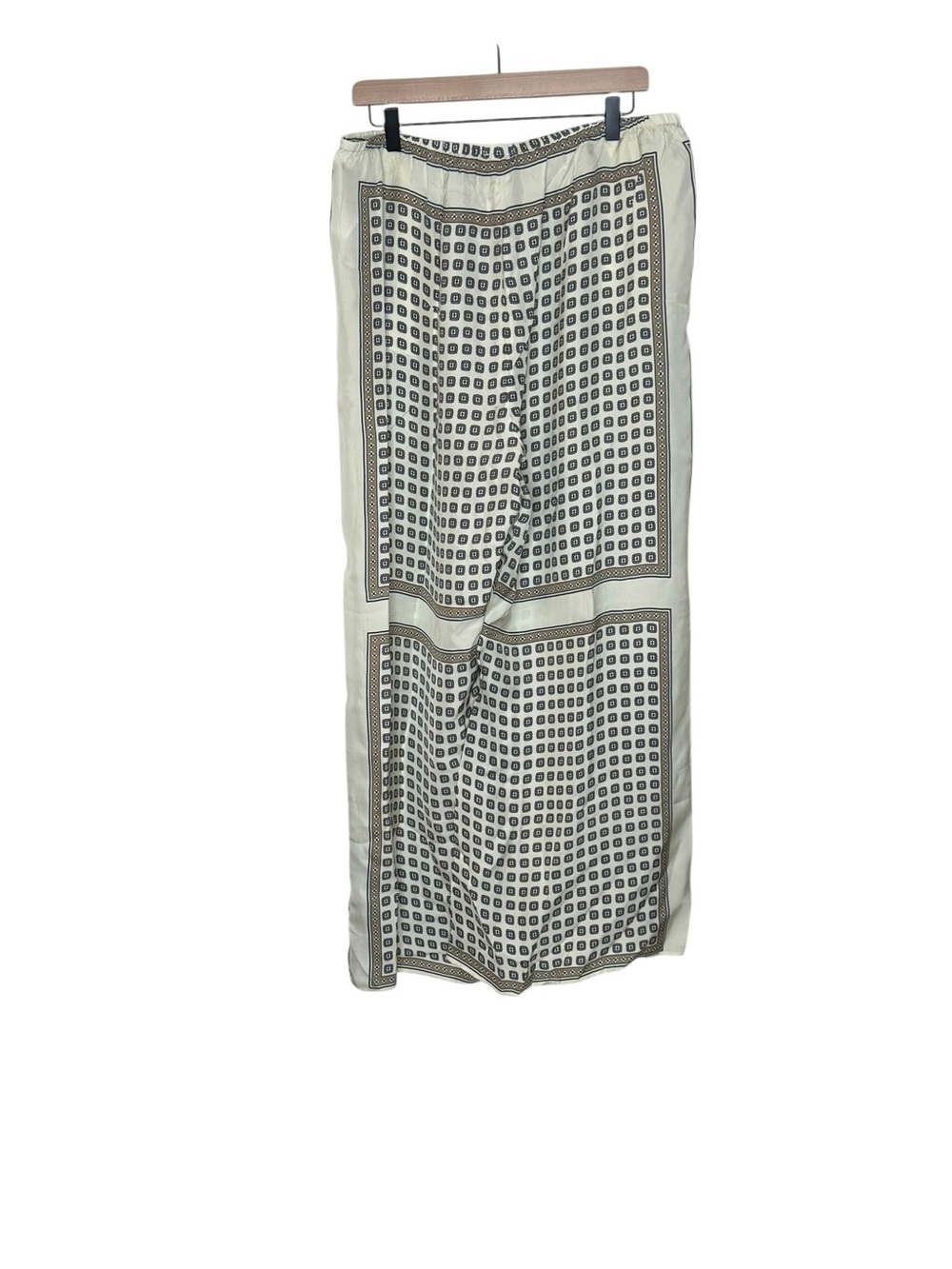J. Crew Cosmo Wide Leg Pants in Foulard Print 100% Soft Viscose Fabric NWT XL - Picture 4 of 10